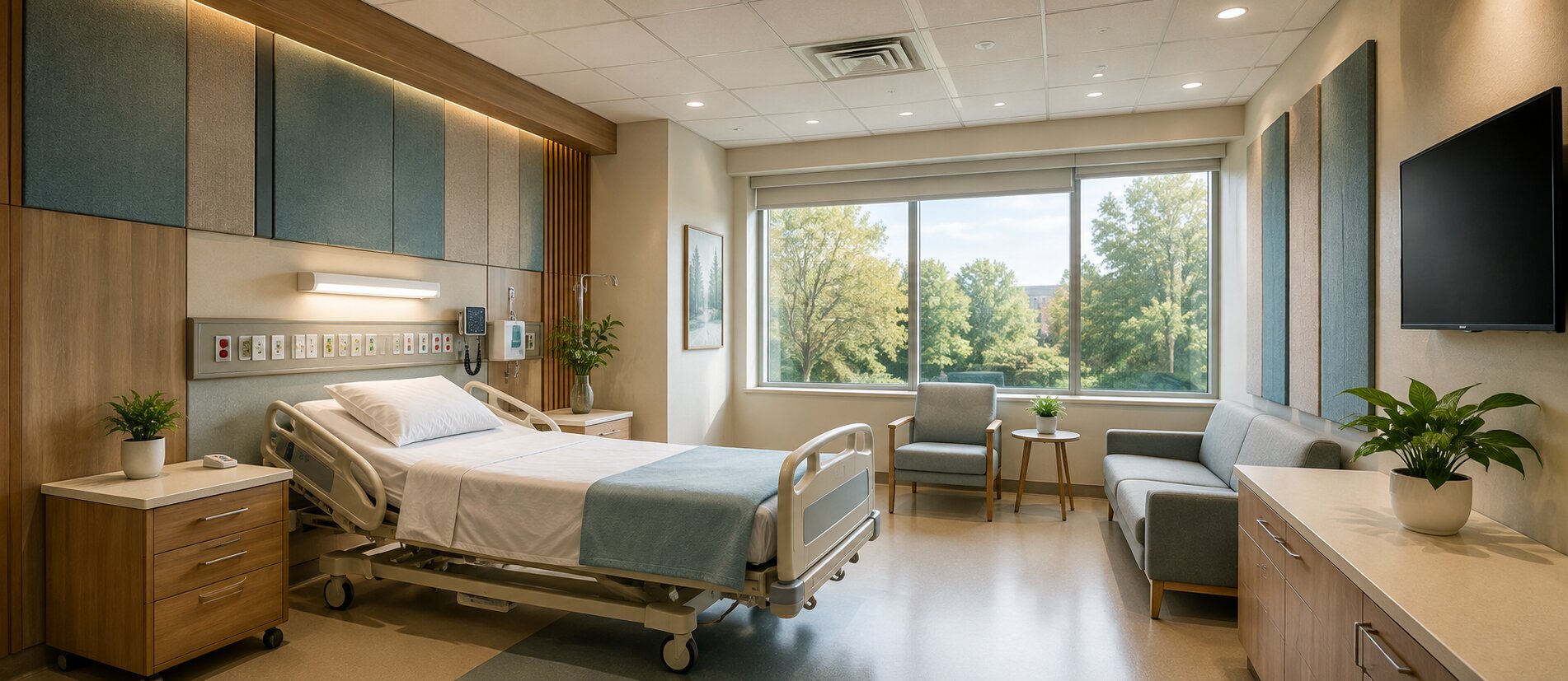 Acoustic Design for Healthcare Facilities: Creating Quieter Healing Environments