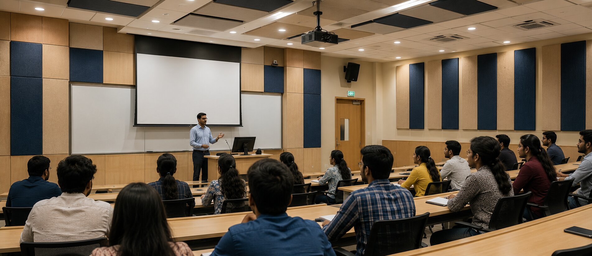 Acoustic design for improving speech intelligibility in classrooms and lecture halls