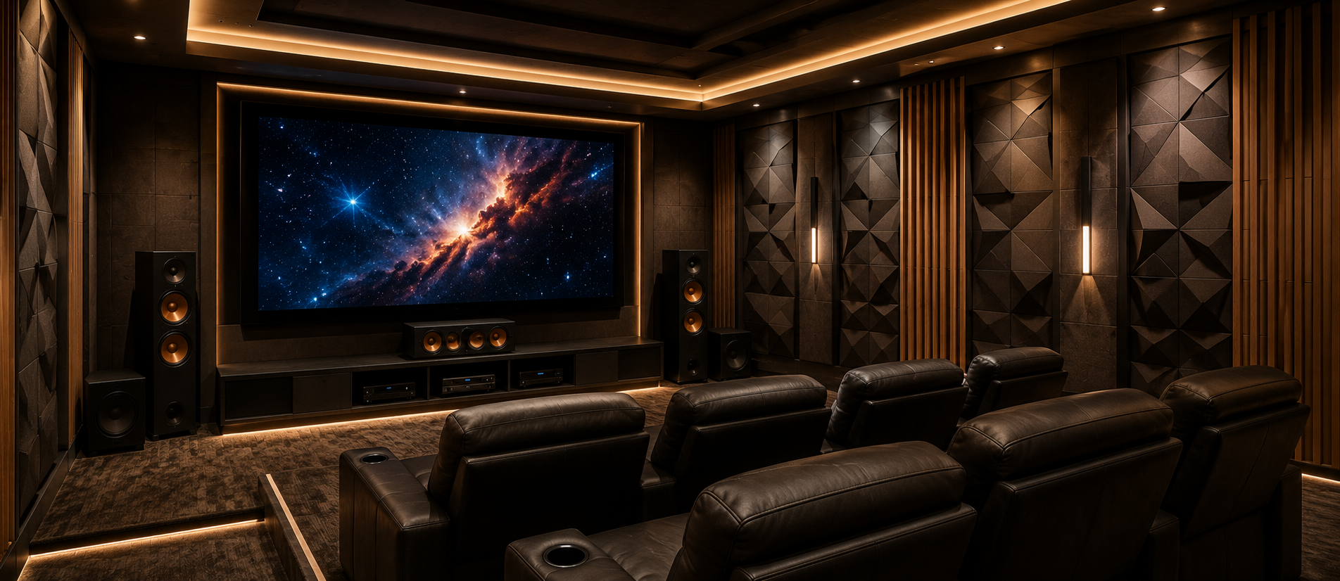 Custom Home Theatre Design and Acoustic Optimization