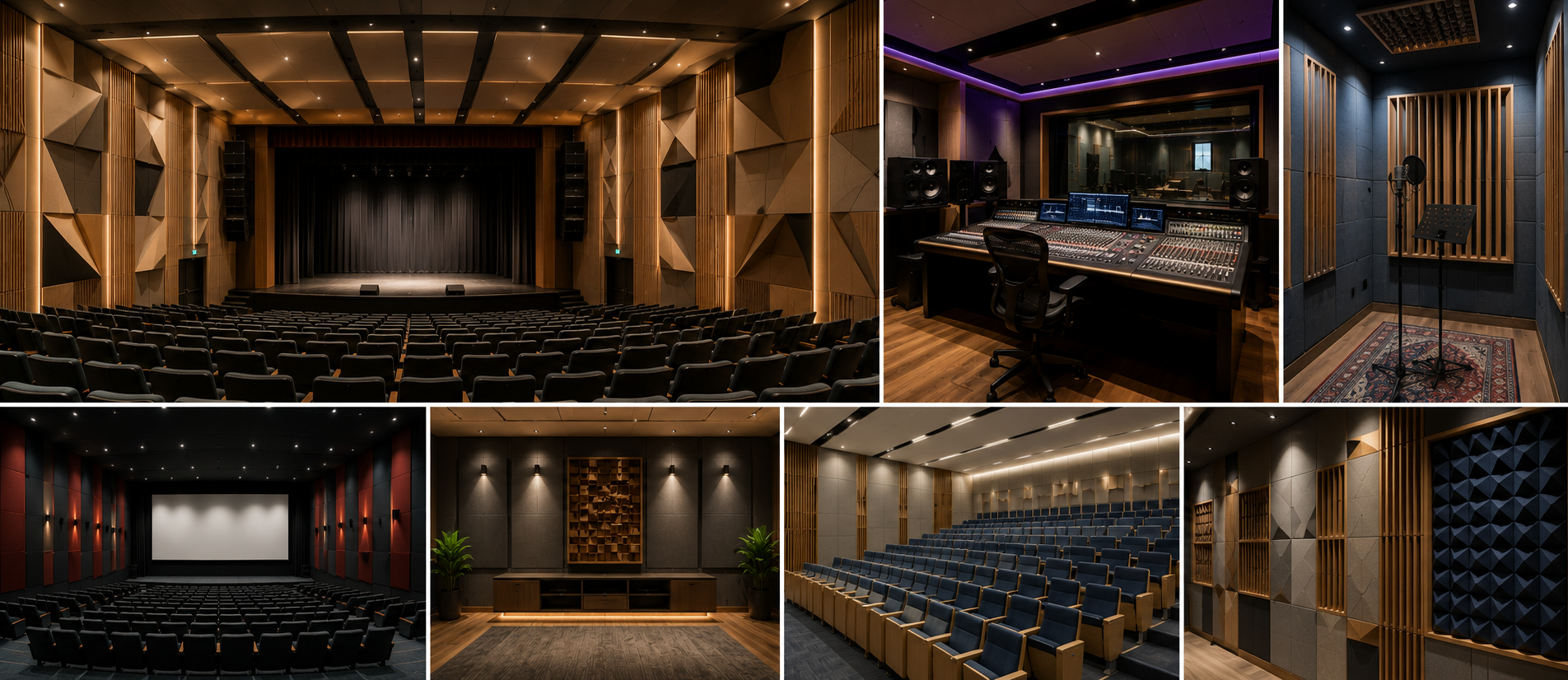 Acoustic Design Solutions for Auditoriums, Studios and Theatres