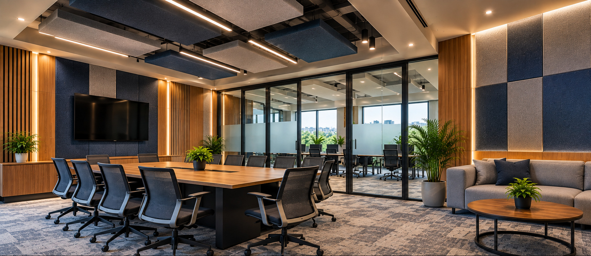 Professional acoustic design solutions for modern interiors in T. Nagar, Chennai