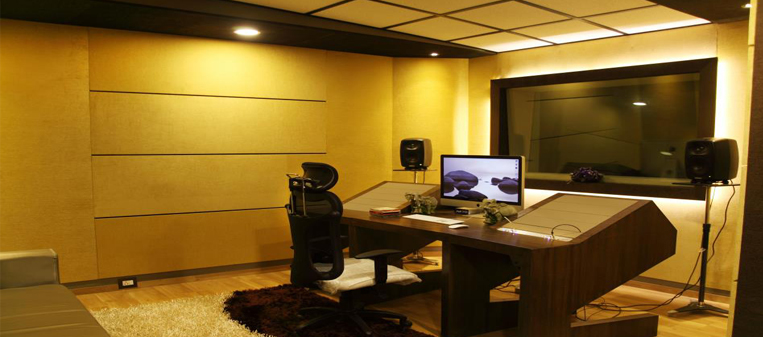 Studio acoustic design at Pondicherry.